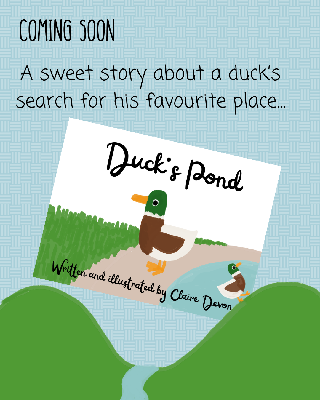 Duck's Pond — a children's book by Claire Devon. A sweet story about a duck's search for his favourite place.
